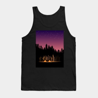 Camping Under the Stars in the Great Outdoors Tank Top